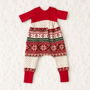 Holiday Patterned Kids dressy outfit